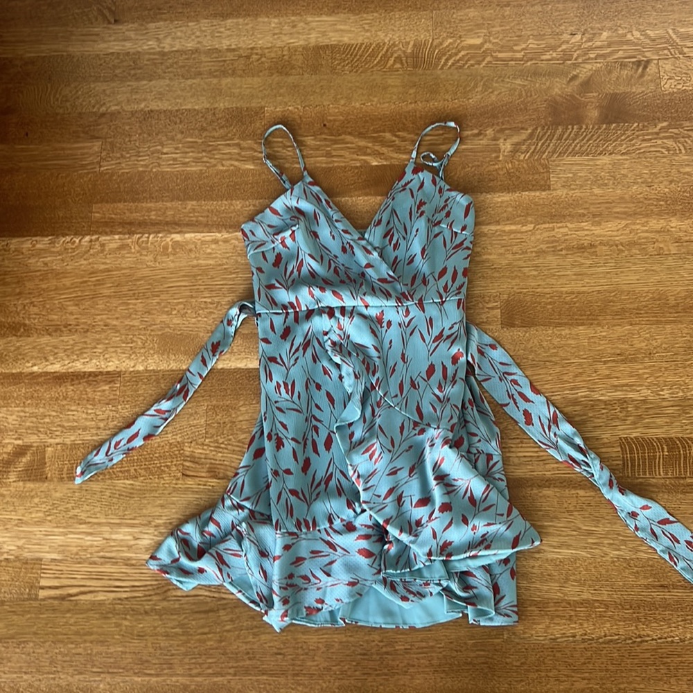 Here Comes The Sun dress in teal - Picture 6 of 6